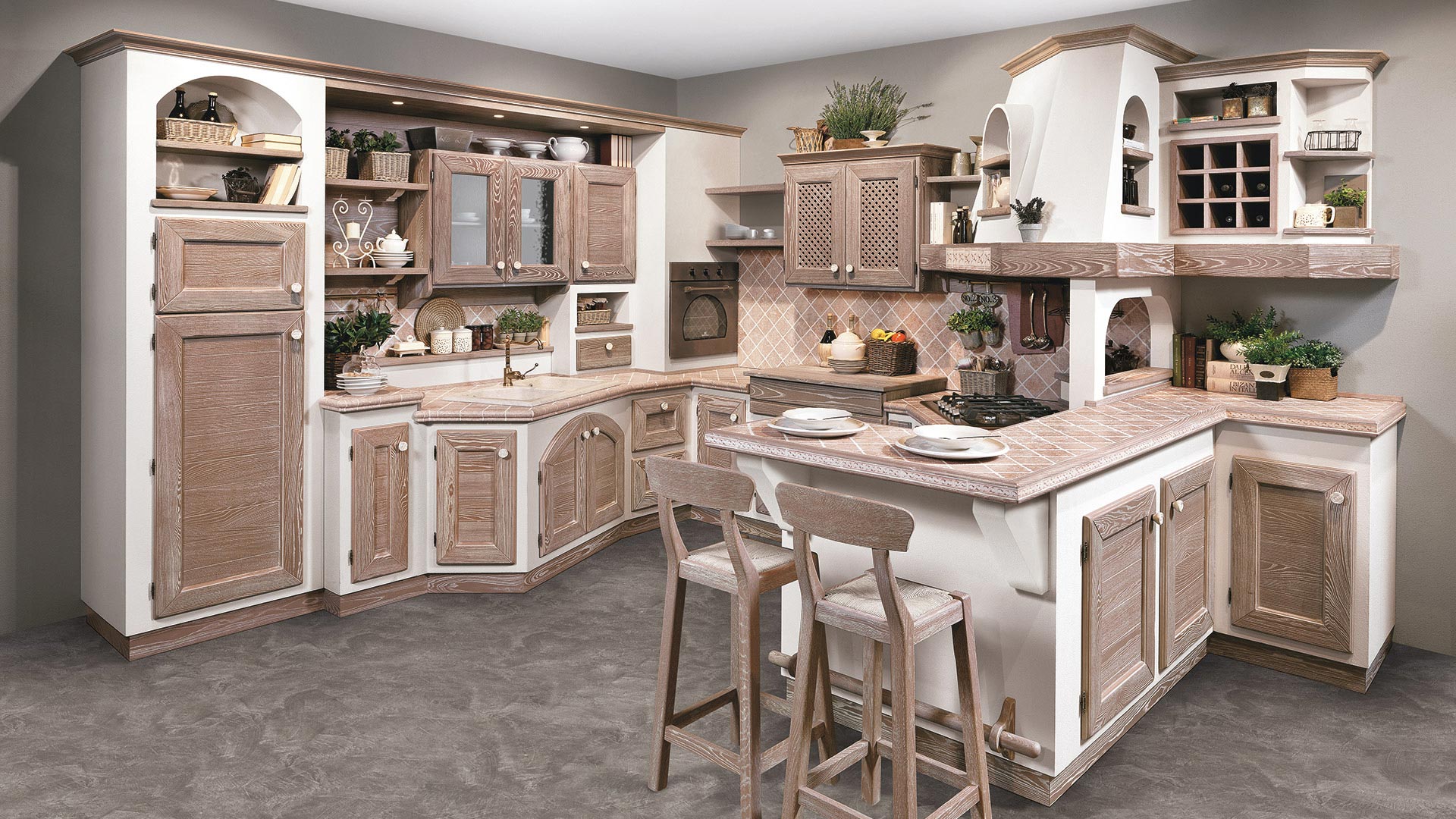 Luisa - Cucine Borgo Antico - Cucine LUBE