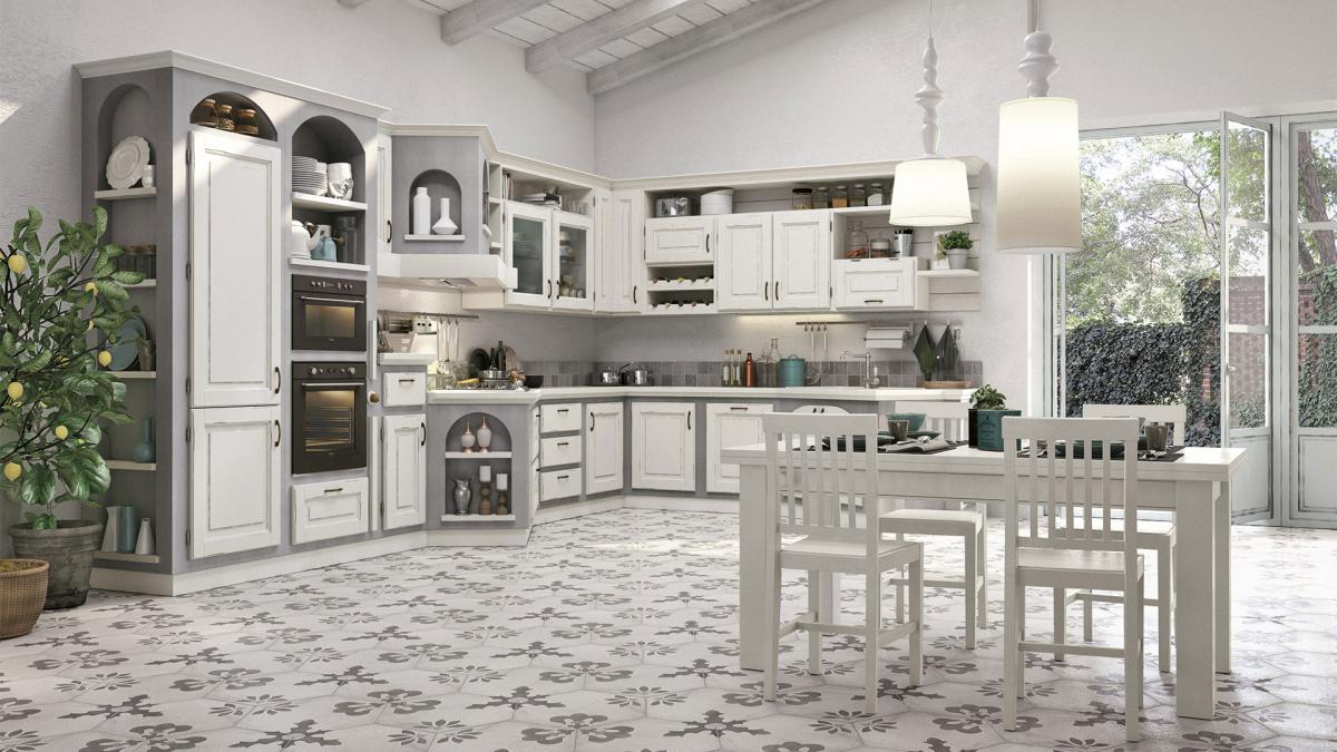 Onelia - Cucine Borgo Antico - Cucine LUBE