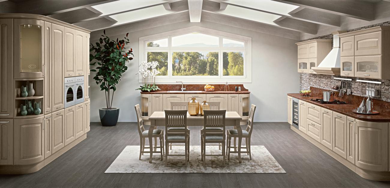 Cucine Classiche Contemporanee - Veronica - Composizione 9
