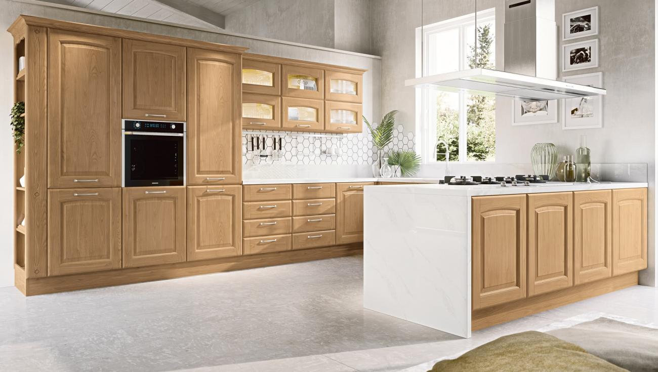 Cucine Classiche Contemporanee - Veronica - Composizione 10
