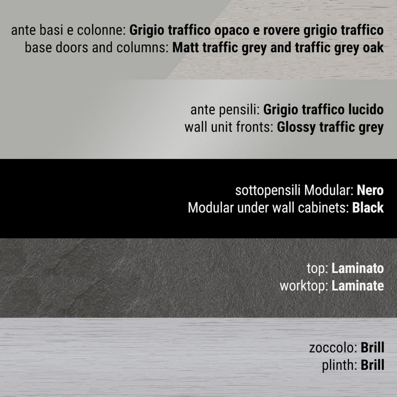 Cucine Moderne - Luna - Composizione 2
