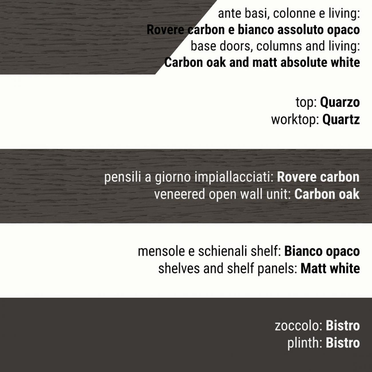 Cucine Moderne - Luna - Composizione 5
