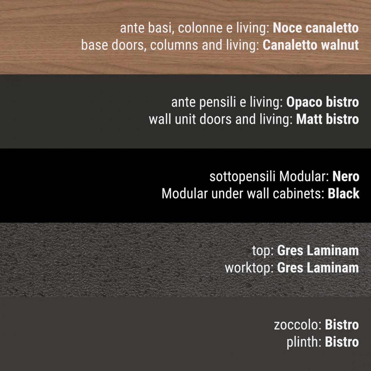 Cucine Moderne - Luna - Composizione 4
