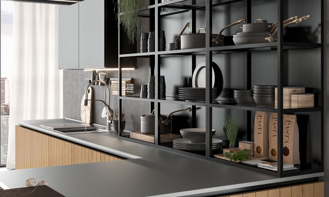 Cocinas Modernas - Clover - Composición Design Collection 6

