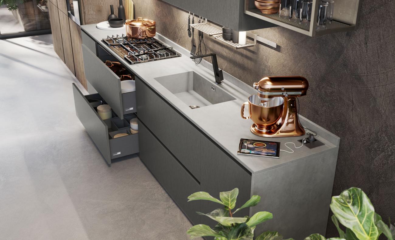 Modern Kitchens - Oltre - Design Collection 5 composition
