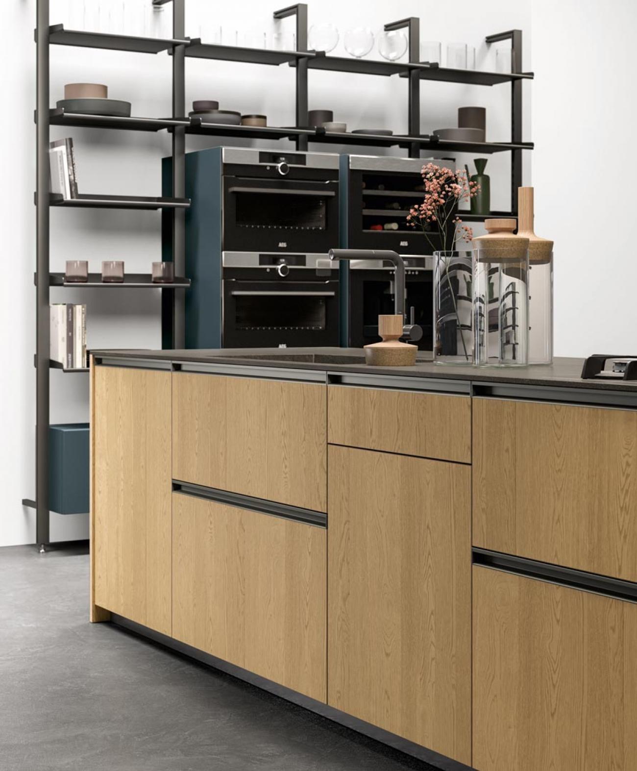 Cucine Moderne - Immagina Wood - Composizione 1
