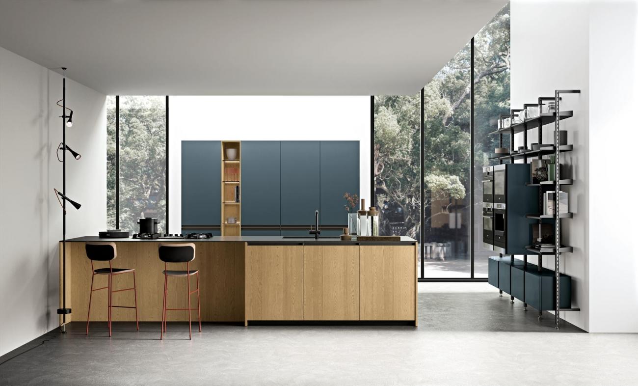 Cucine Moderne - Immagina Wood - Composizione 1
