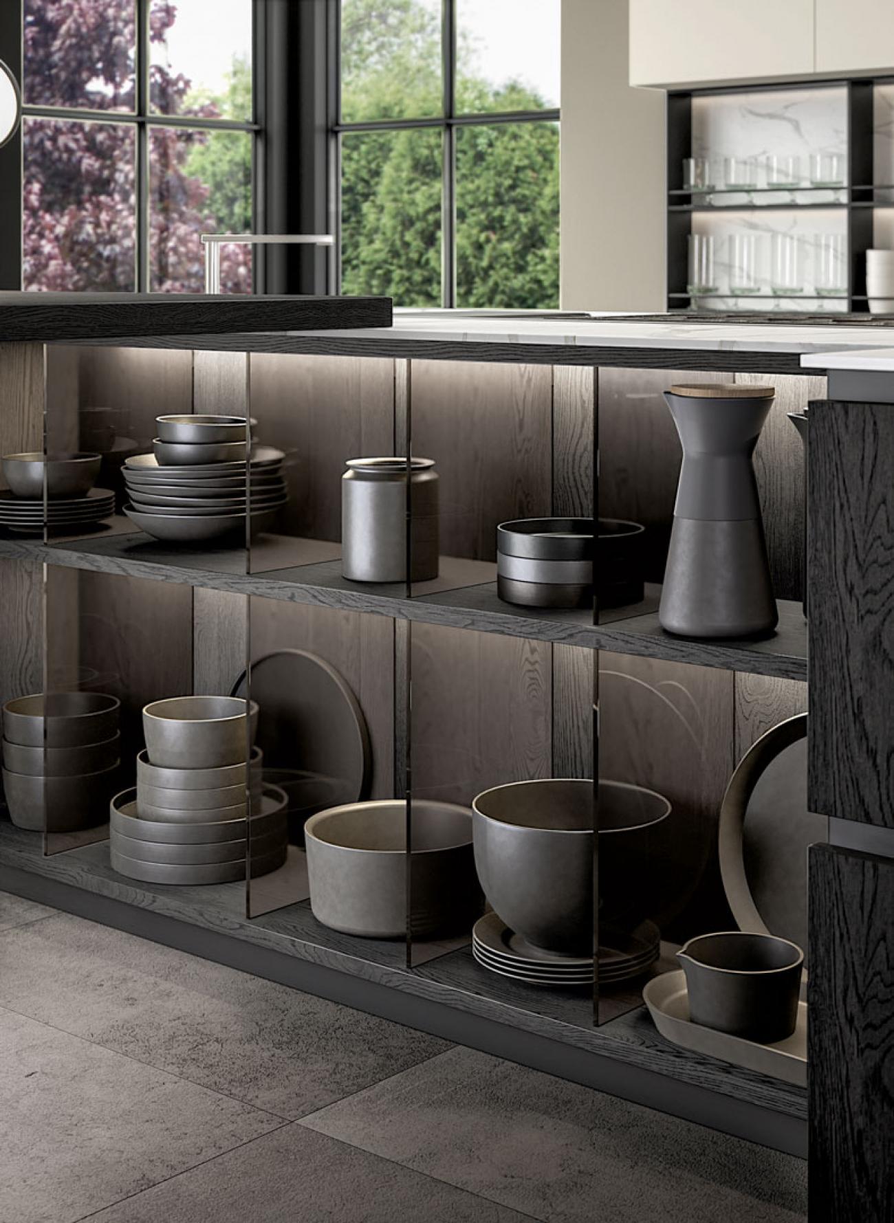 Cucine Moderne - Immagina Wood - Composizione 2
