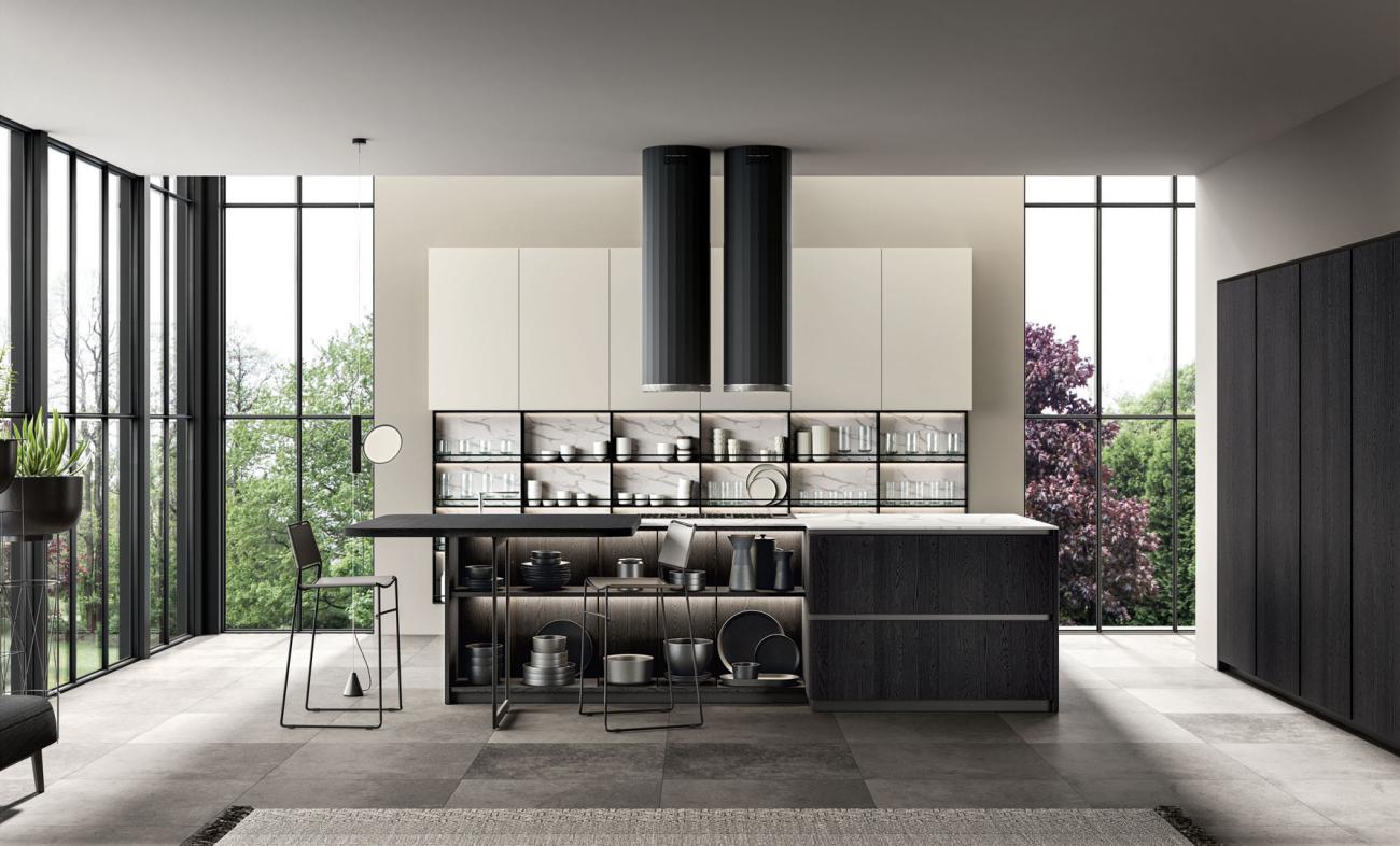 Cucine Moderne - Immagina Wood - Composizione 2
