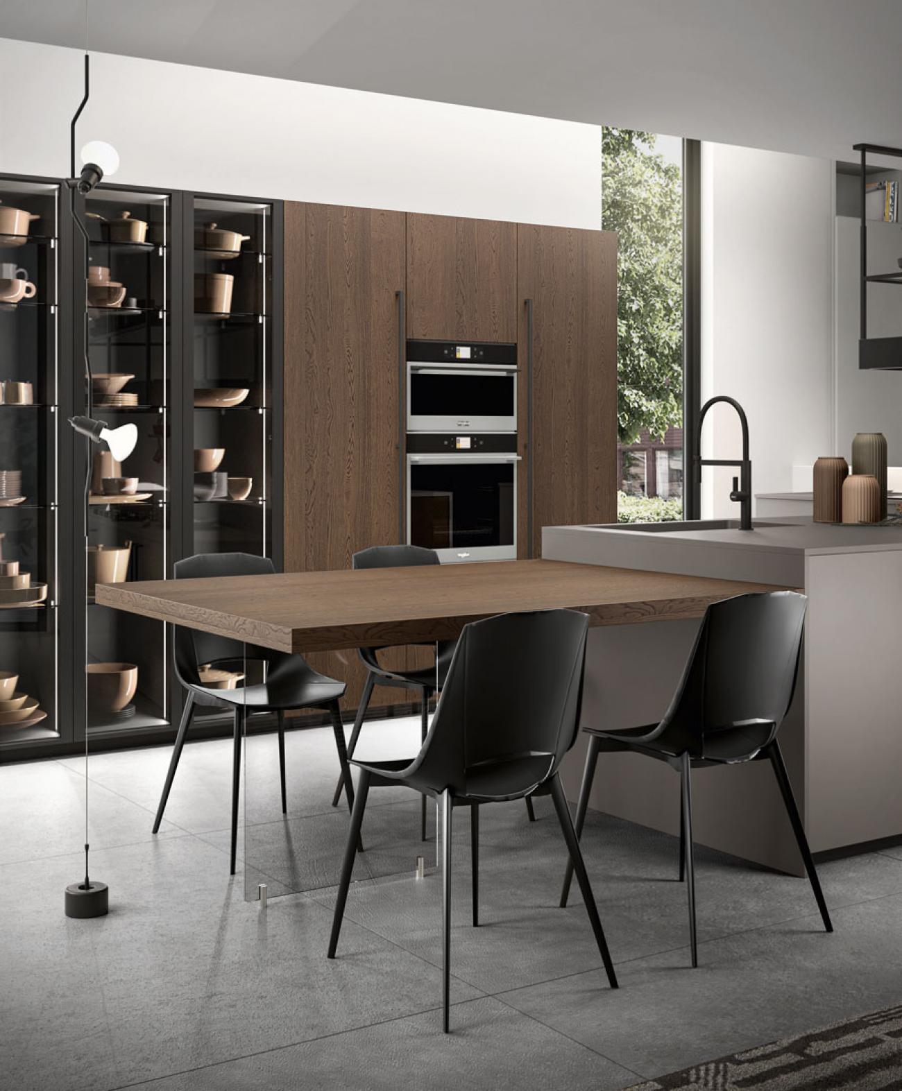 Cucine Moderne - Immagina Wood - Composizione 5
