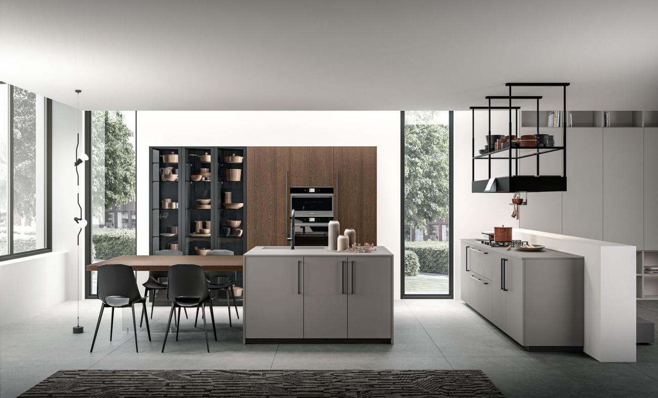 Cucine Moderne - Immagina Wood - Composizione 5
