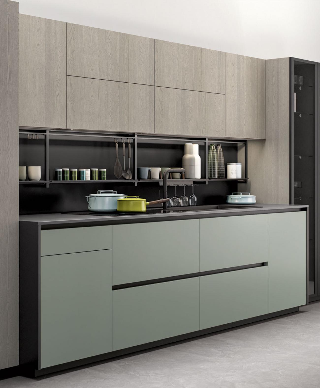Cucine Moderne - Immagina Wood - Composizione 4
