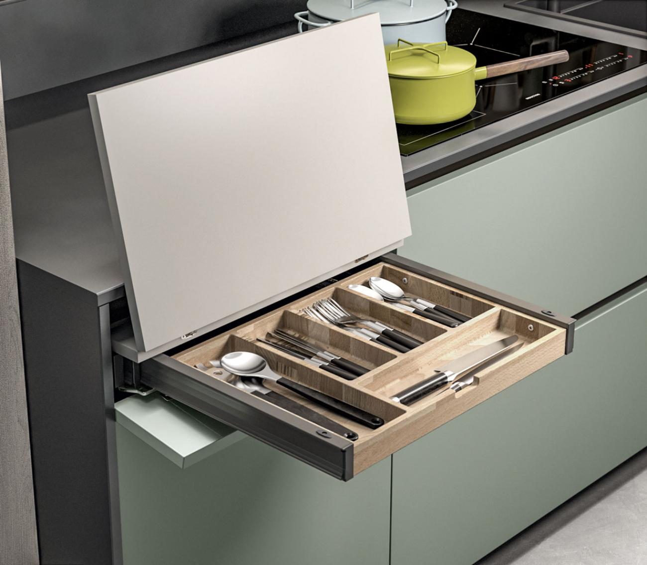Cucine Moderne - Immagina Wood - Composizione 4
