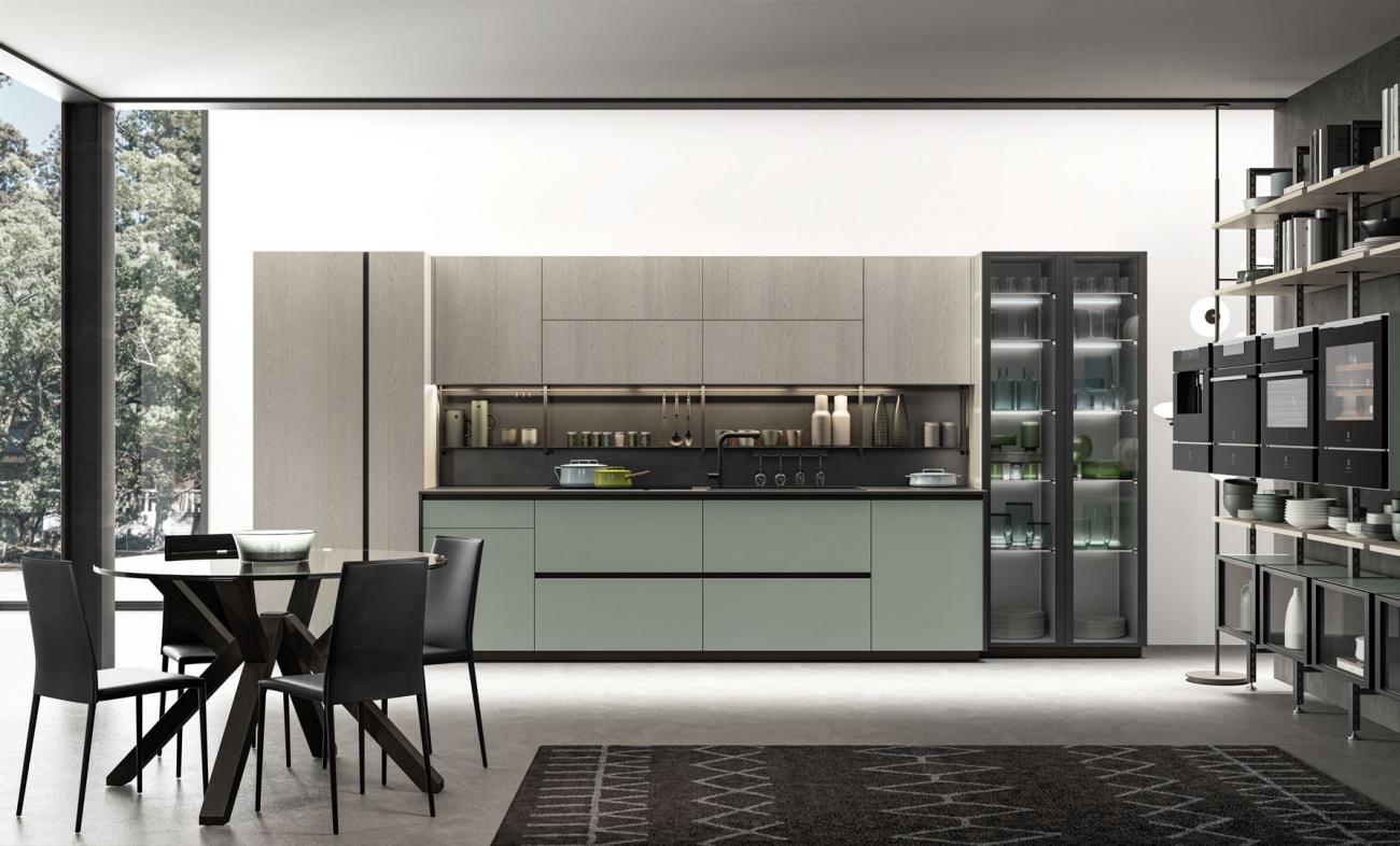 Cucine Moderne - Immagina Wood - Composizione 4
