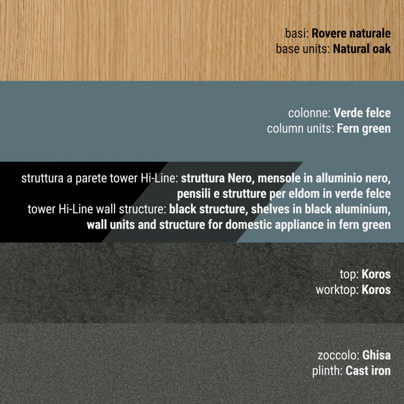 Cucine Moderne - Immagina Wood - Composizione 1
