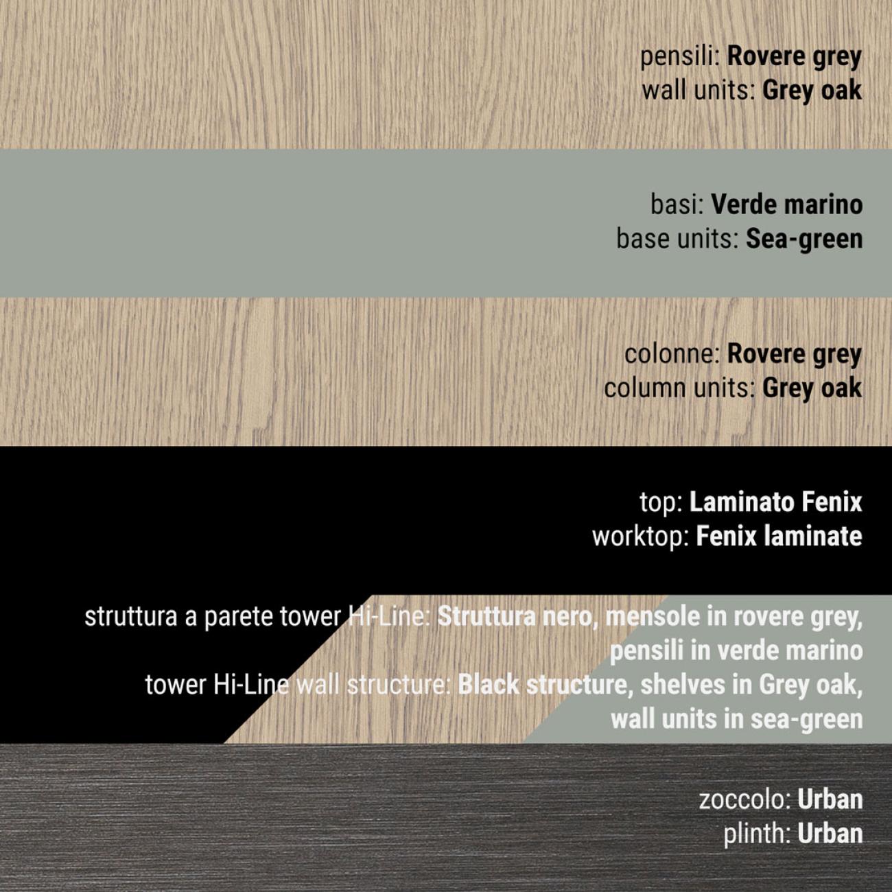 Cucine Moderne - Immagina Wood - Composizione 4
