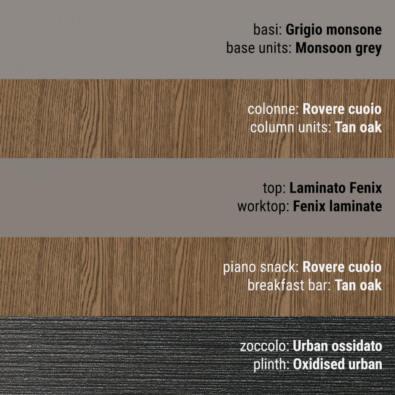 Cucine Moderne - Immagina Wood - Composizione 5
