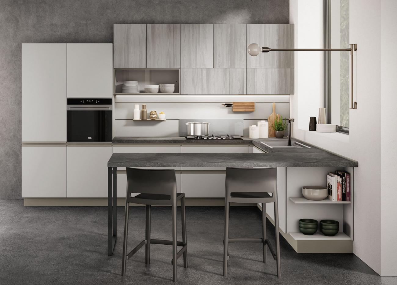 Cucine Moderne - Unica - Composizione 1
