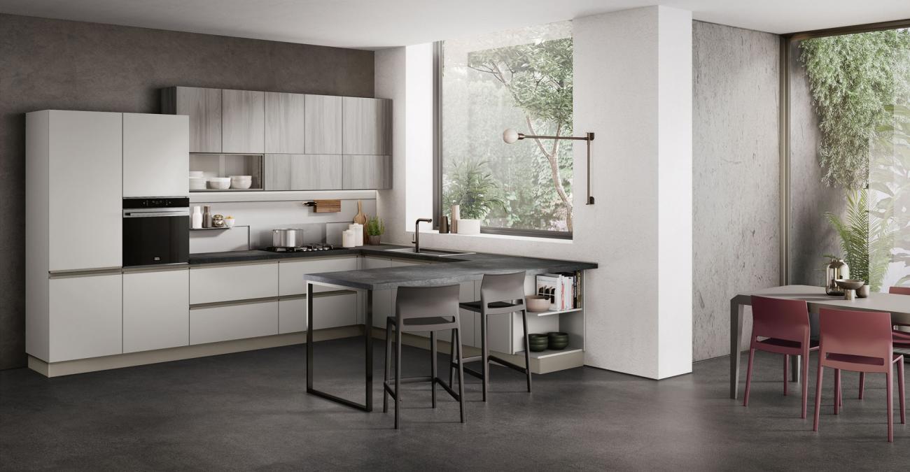 Cucine Moderne - Unica - Composizione 1
