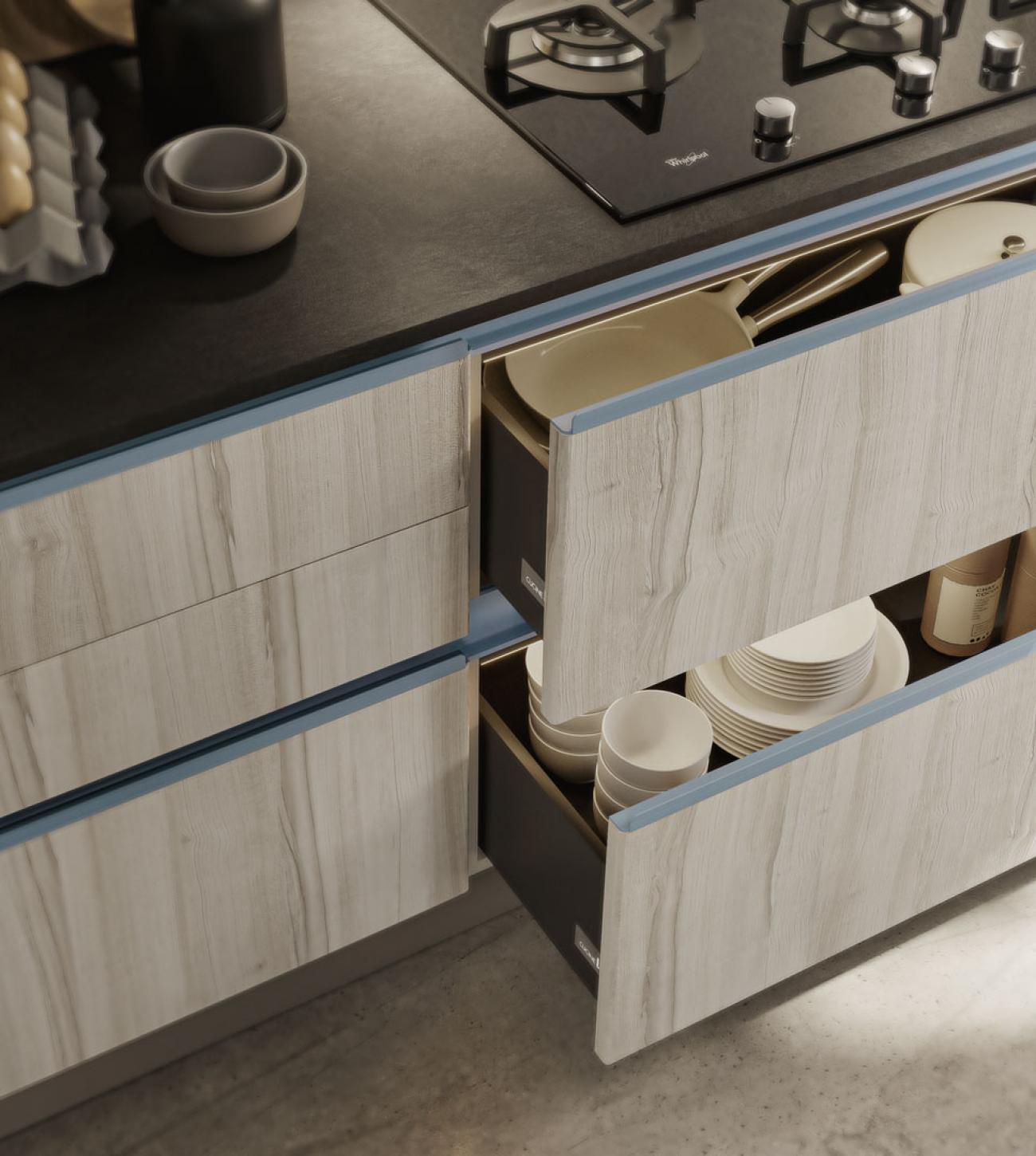 Cucine Moderne - Unica - Composizione 3
