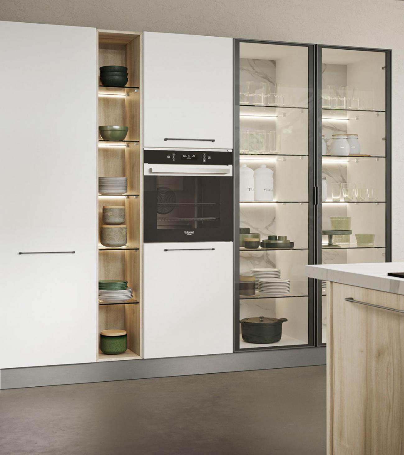 Cucine Moderne - Unica - Composizione 8
