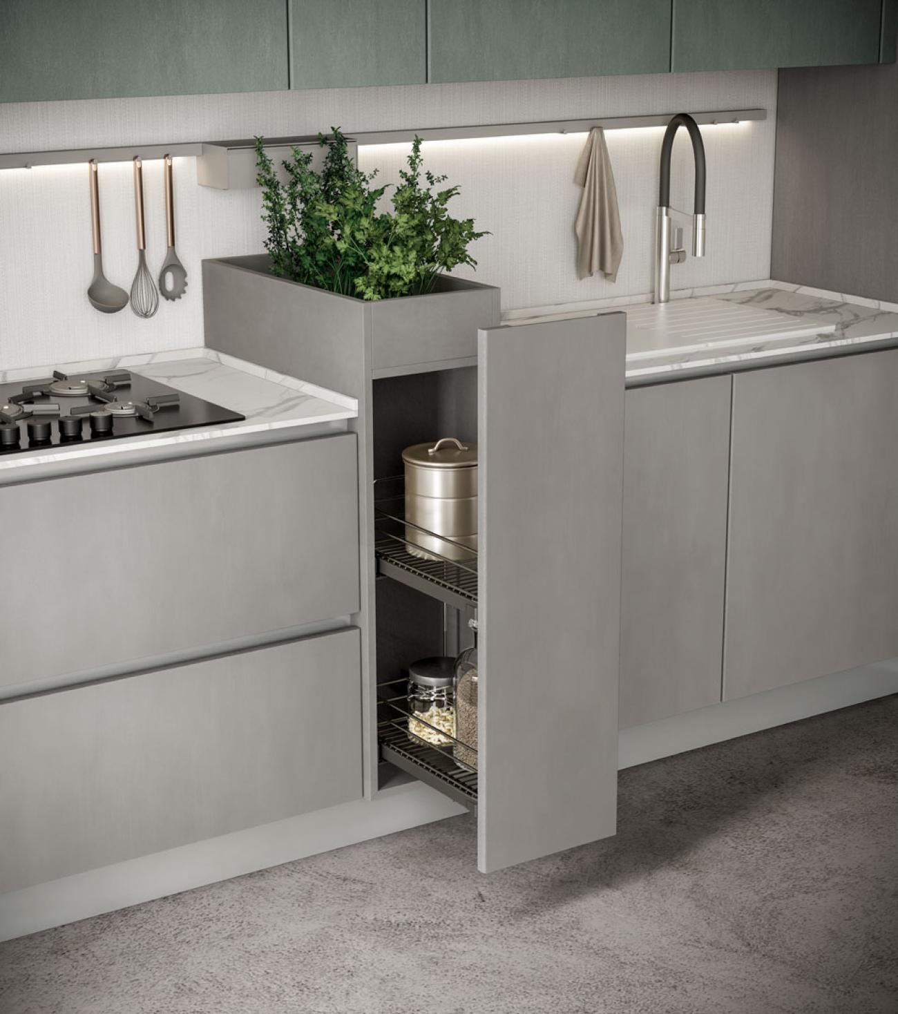 Cucine Moderne - Unica - Composizione 10
