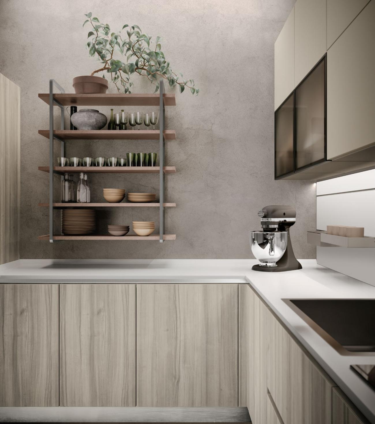 Cucine Moderne - Unica - Composizione 11
