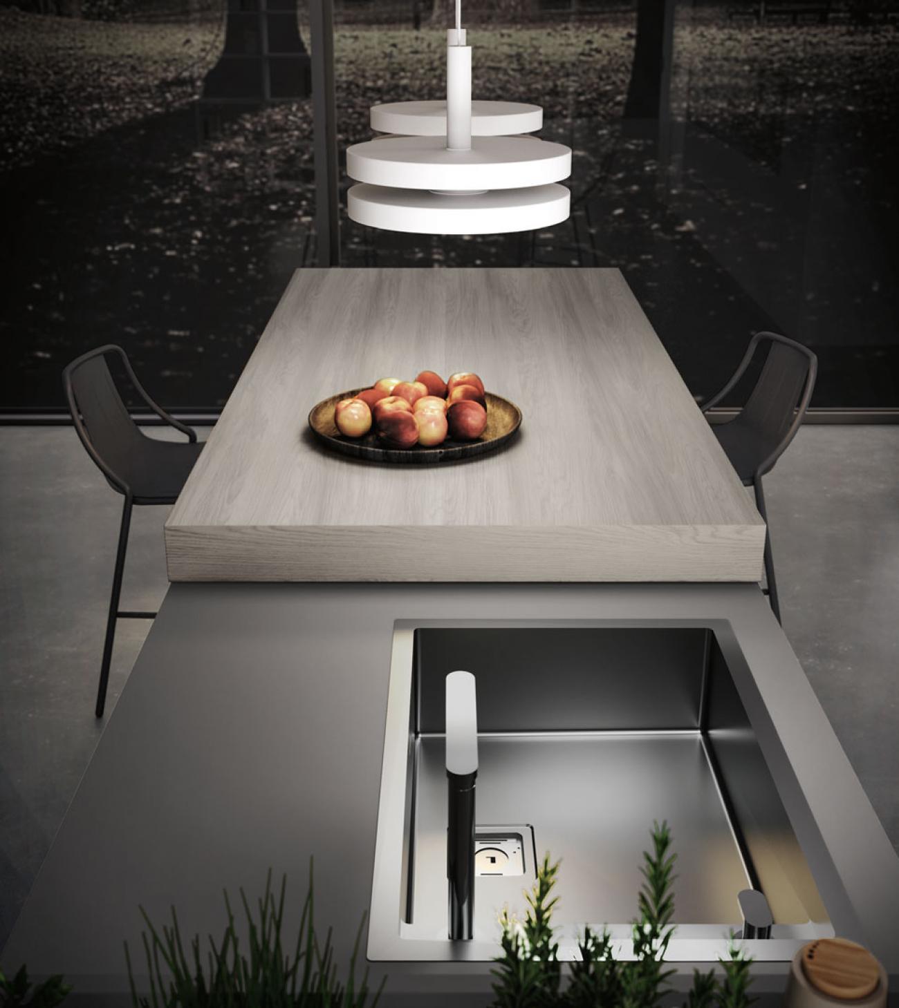 Cucine Moderne - Unica - Composizione 13
