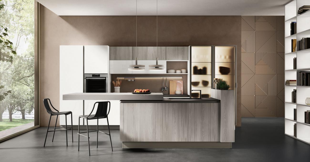 Cucine Moderne - Unica - Composizione 13
