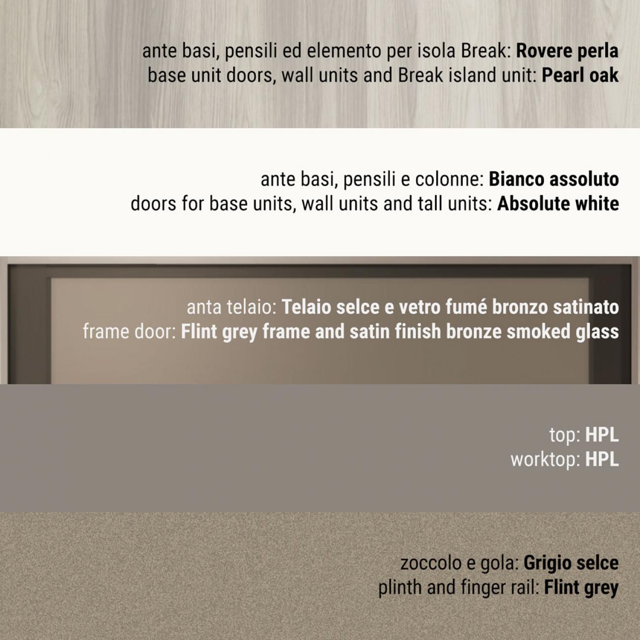 Cucine Moderne - Unica - Composizione 13
