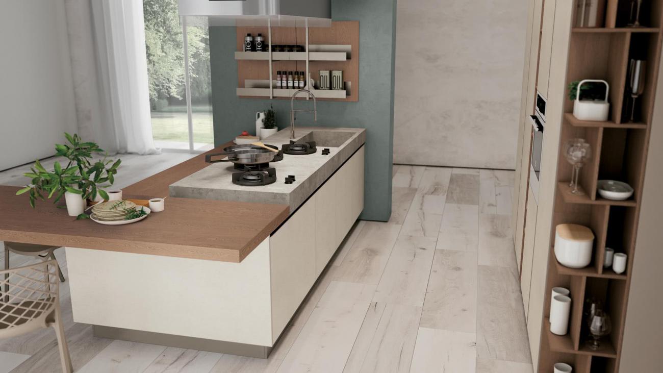 Cocinas Modernas - Clover - Composición 3
