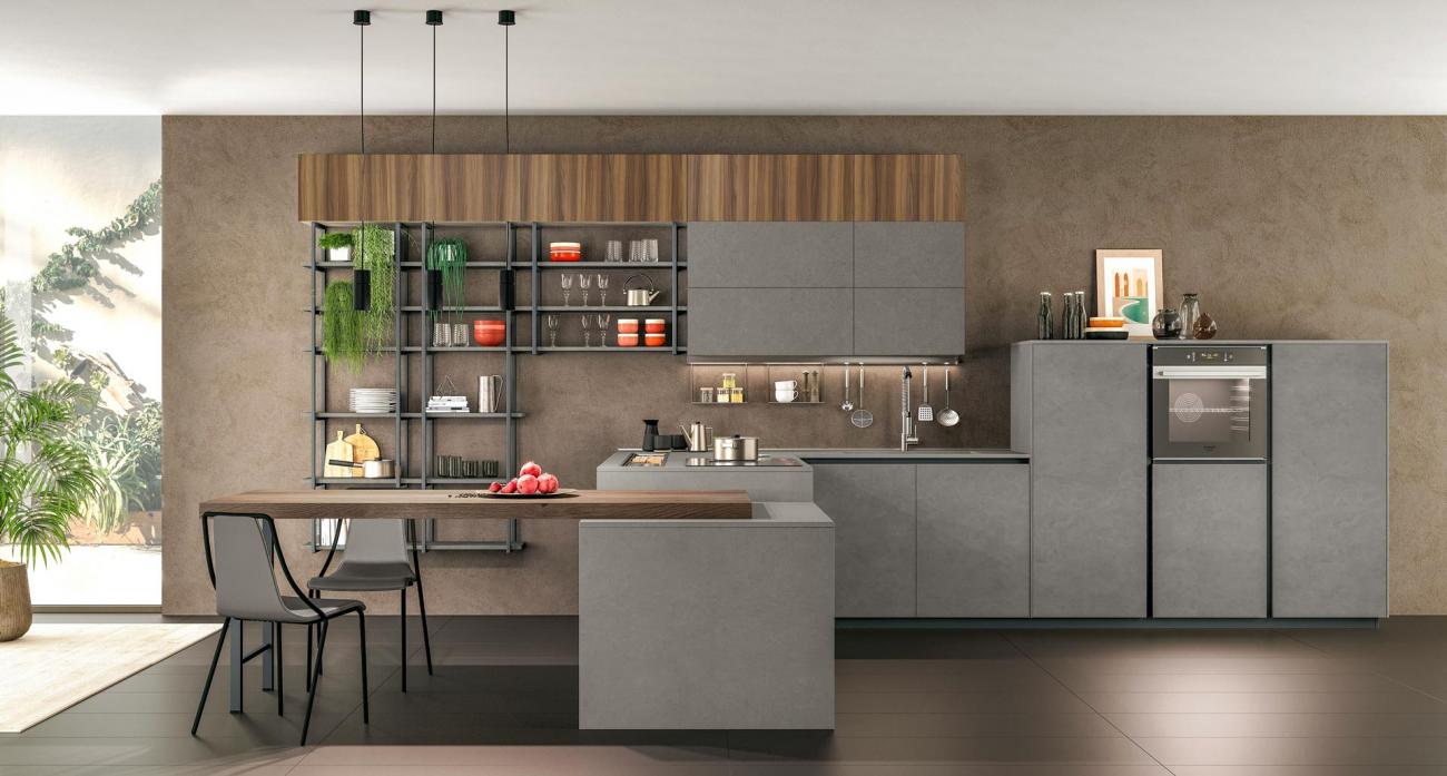 Cucine Moderne - Round - Composizione 15
