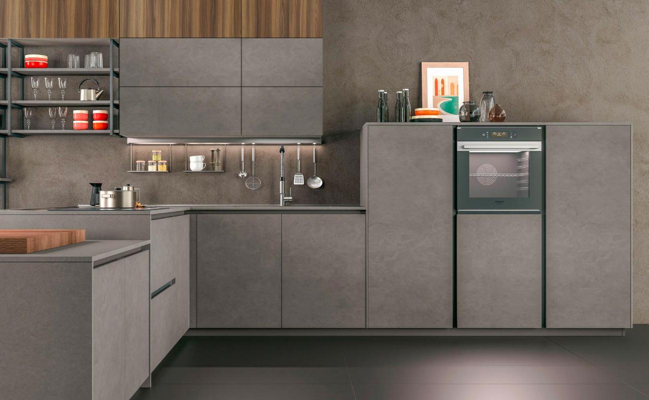 Cucine Moderne - Round - Composizione 15
