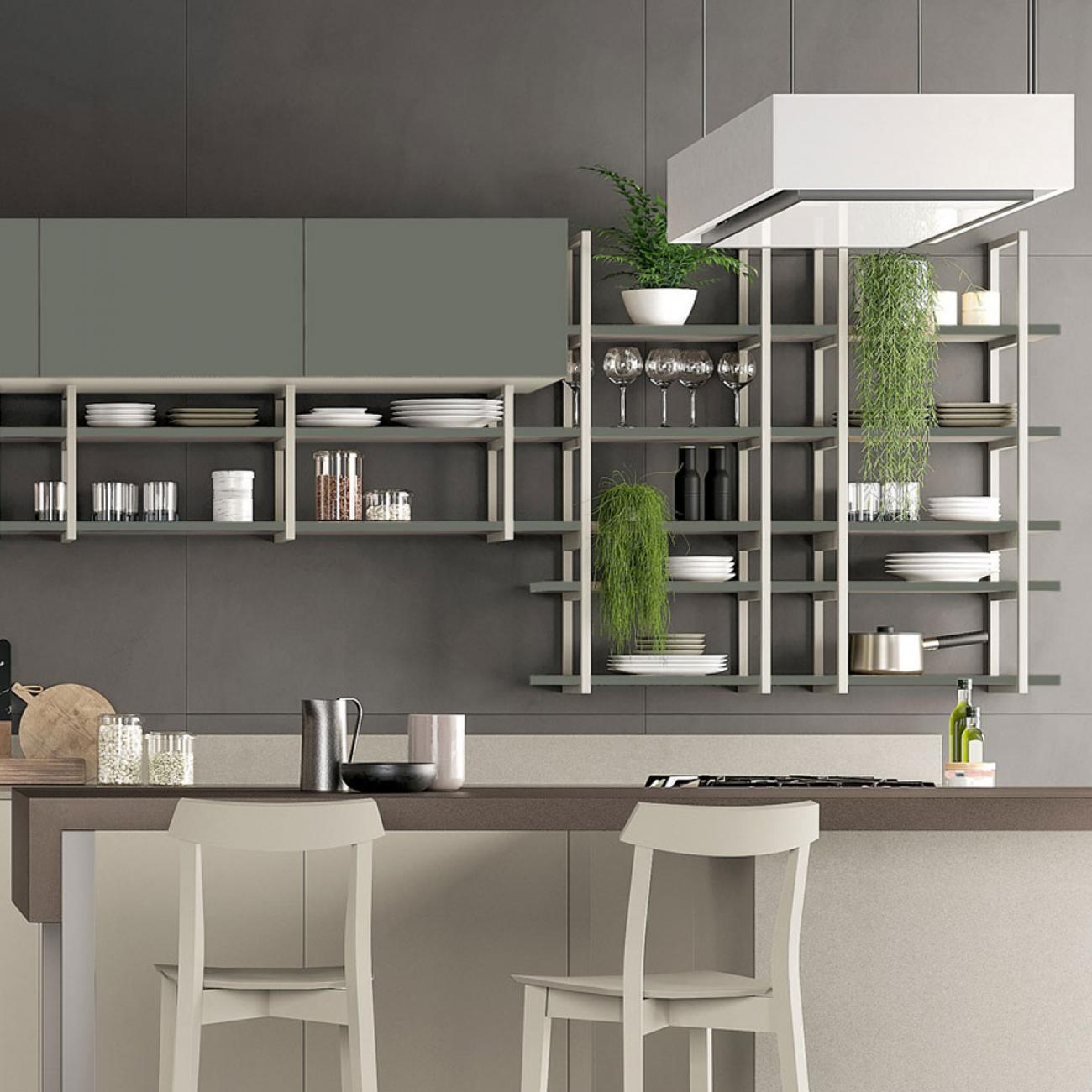 Cucine Moderne - Round - Composizione 14
