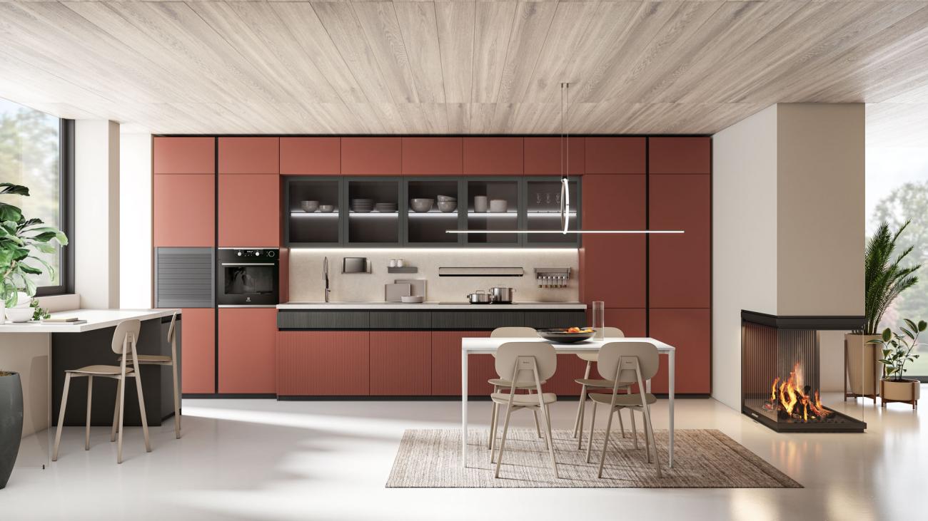 Cucine Moderne - Round - Composizione 2
