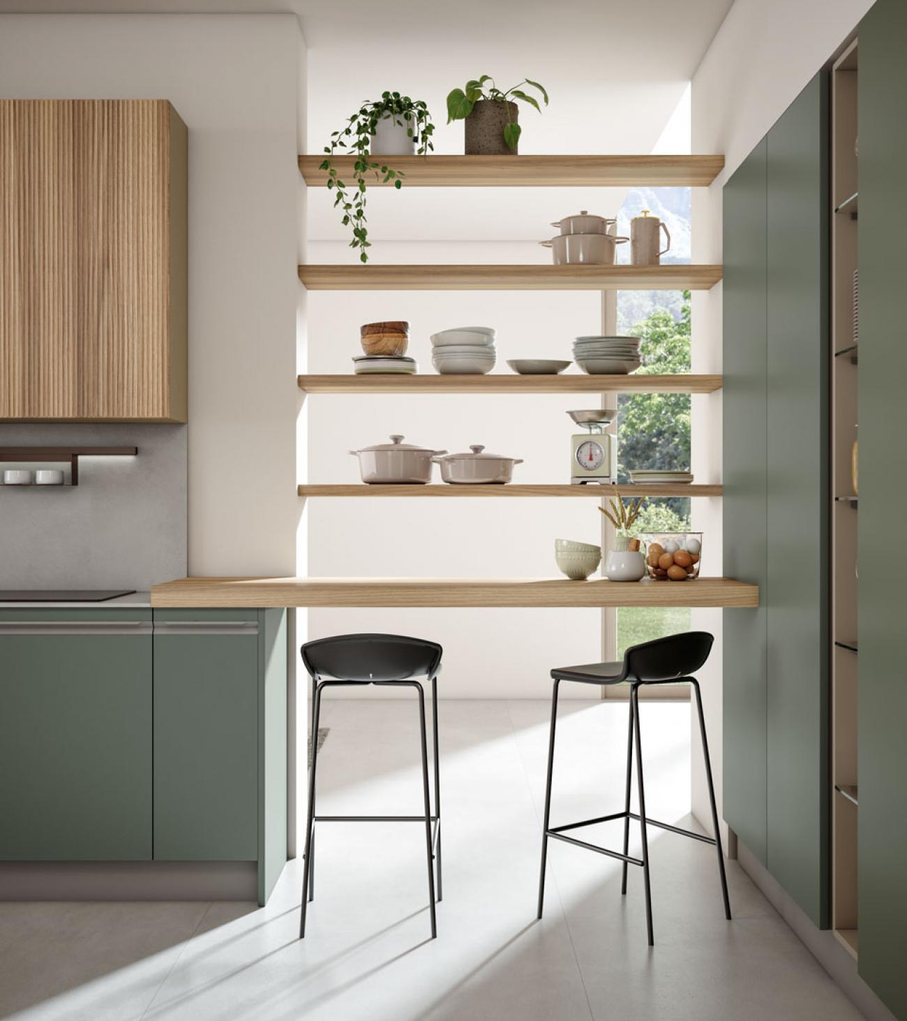 Cucine Moderne - Round - Composizione 4
