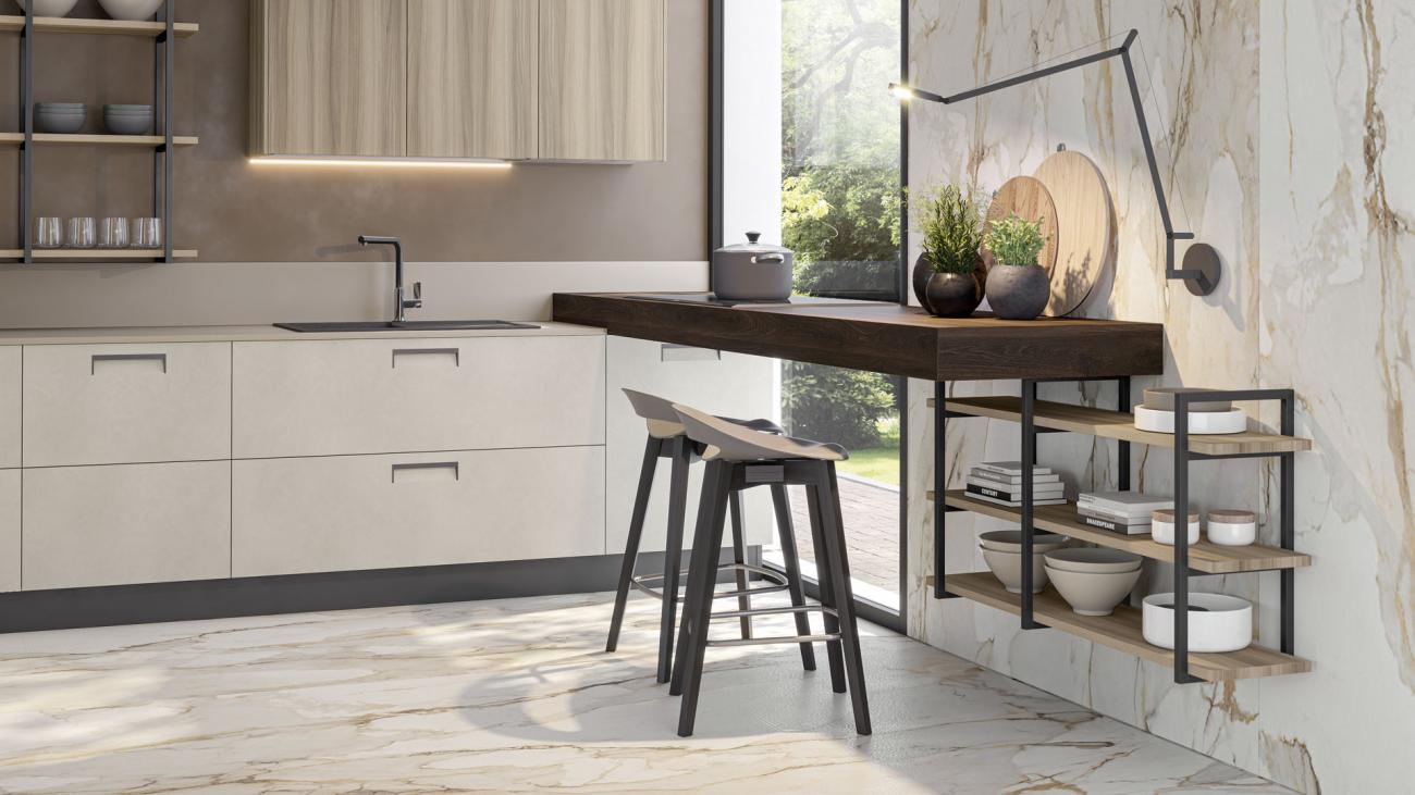 Cucine Moderne - Round - Composizione 7
