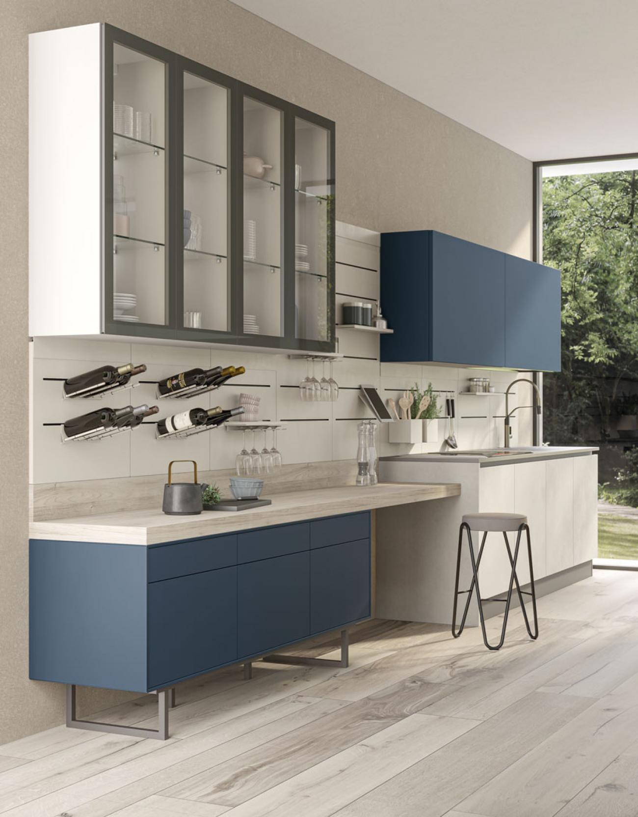 Cucine Moderne - Round - Composizione 9
