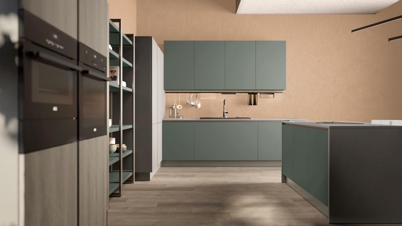 Cucine Moderne - Round - Composizione 10
