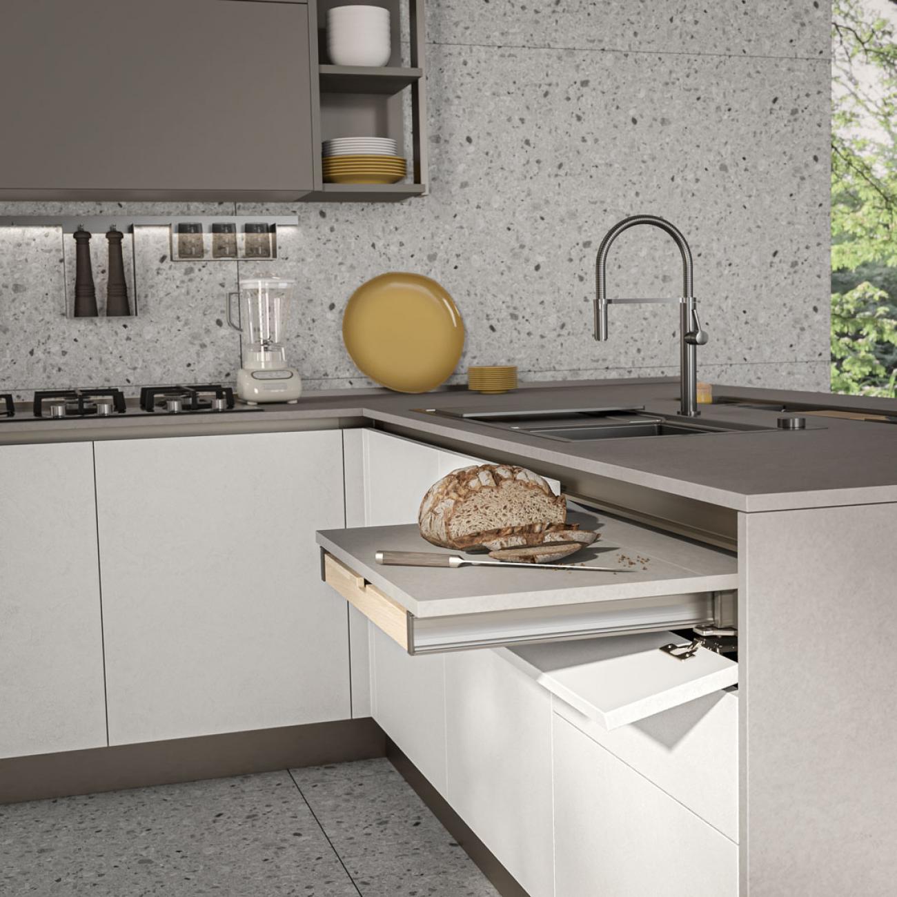 Cucine Moderne - Round - Composizione 12
