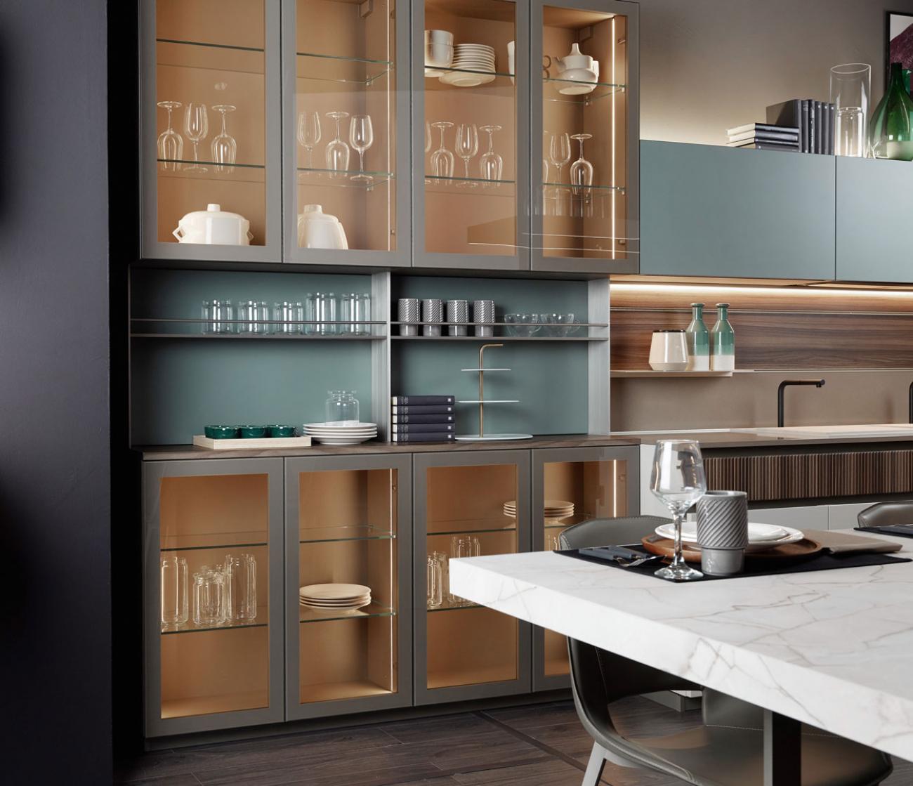 Cucine Moderne - Round - Composizione 16
