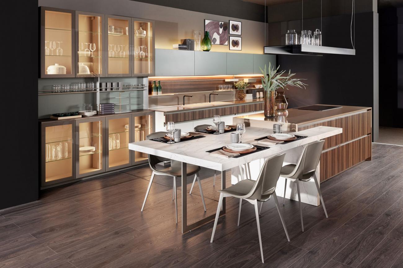 Cucine Moderne - Round - Composizione 16
