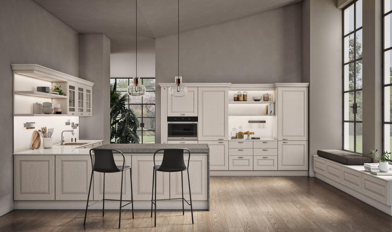 Cucine Classiche Contemporanee - Laura - Composizione 12
