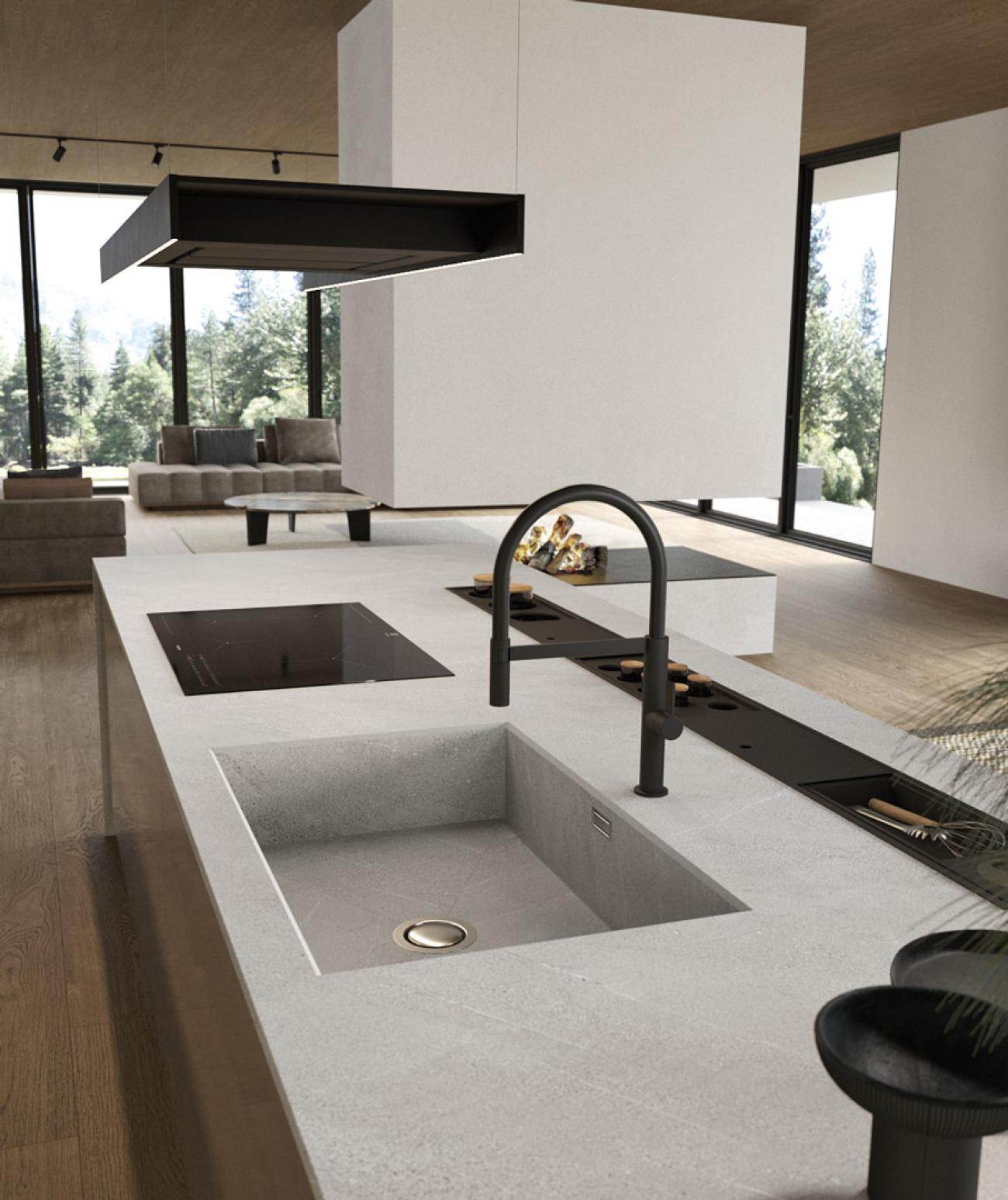 Cucine Moderne - Luna - Composizione 11
