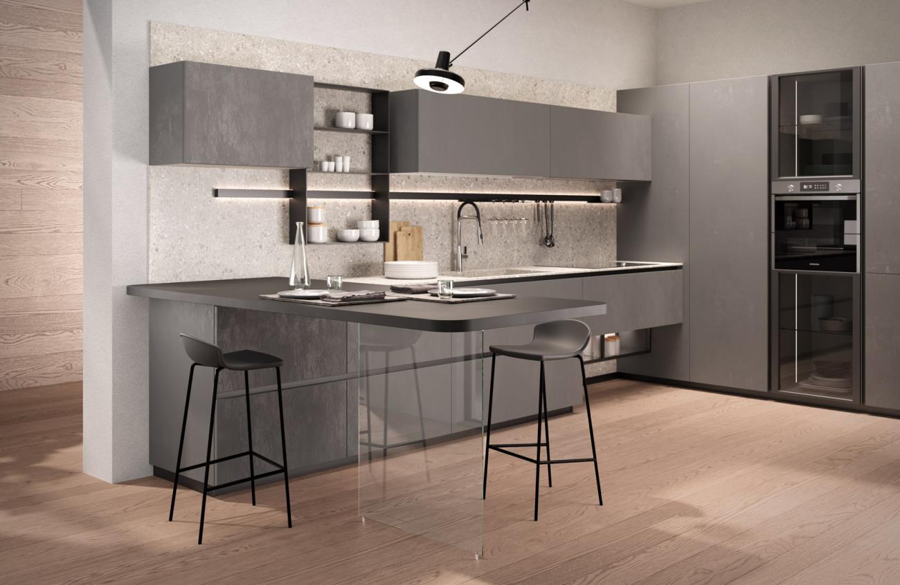 Cucine Moderne - Immagina Mathera - Composizione 03
