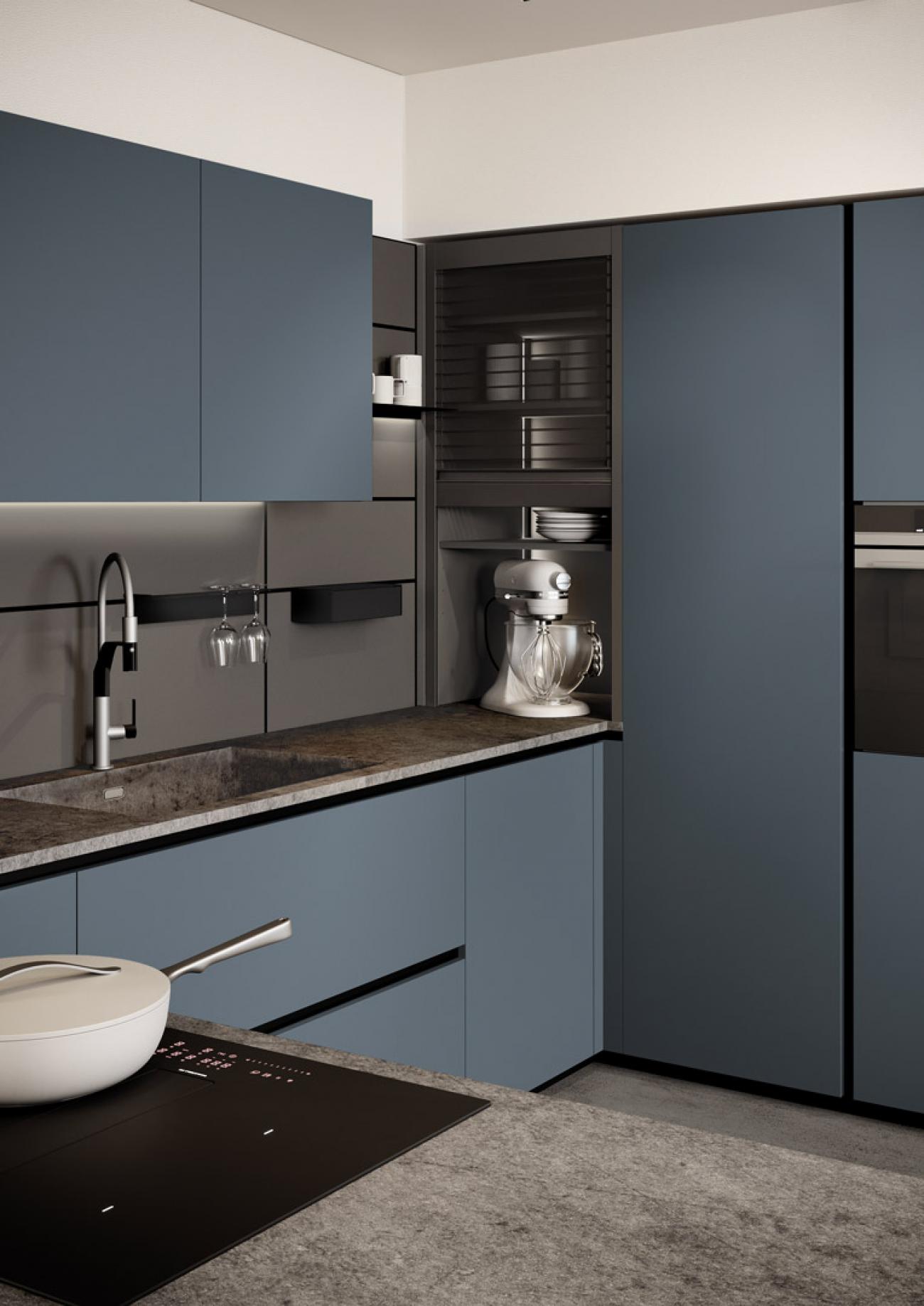 Cucine Moderne - Immagina - COMPOSIZIONE 4 VARIANTE
