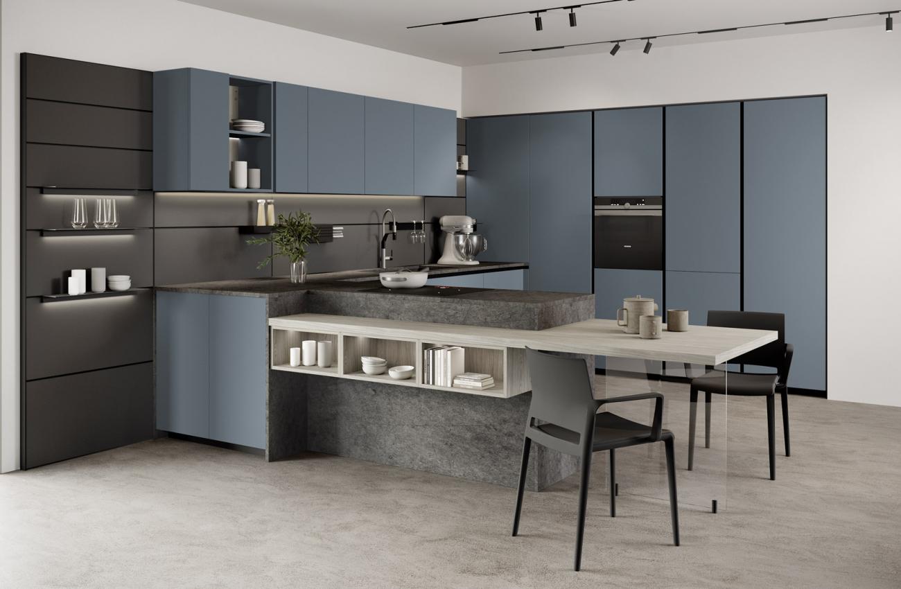 Cucine Moderne - Immagina - COMPOSIZIONE 4 VARIANTE
