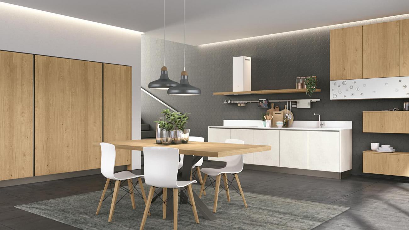 Cocinas Modernas - Clover - Composición 8
