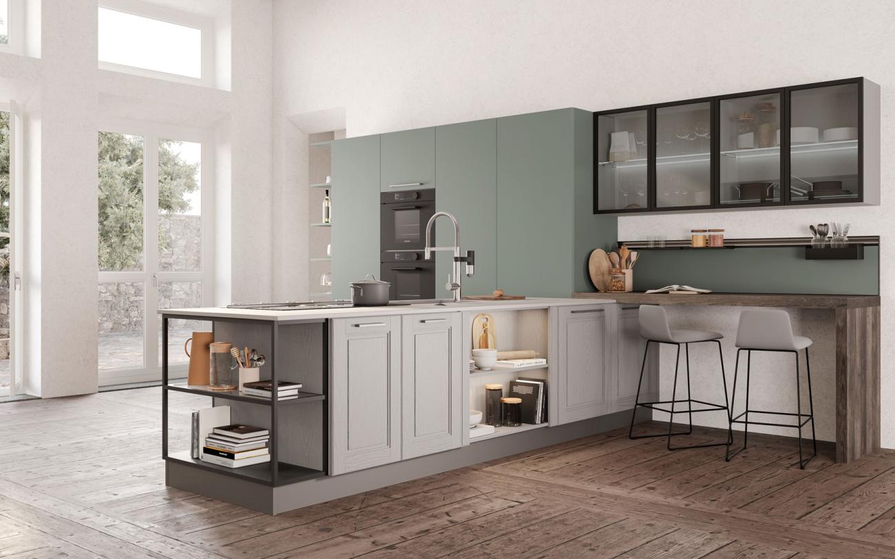 Cucine Classiche Contemporanee - Agnese Style - COMPOSIZIONE 2
