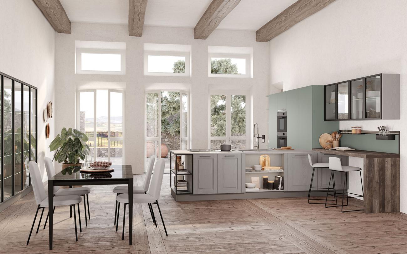 Cucine Classiche Contemporanee - Agnese Style - COMPOSIZIONE 2
